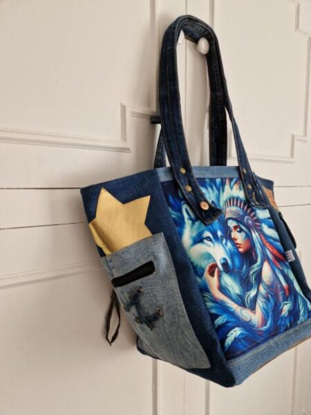 🎁 100 € au lieu de 130 € – Sac en jean fait main à Massy (91)