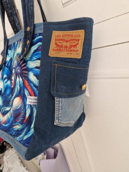 🎁 100 € au lieu de 130 € – Sac en jean fait main à Massy (91)