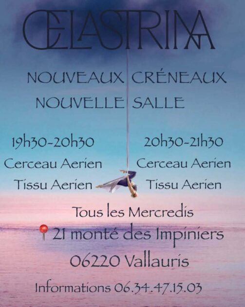 🎁 -10% | Danse Aérienne & Spectacles | Celastrina - Vallauris