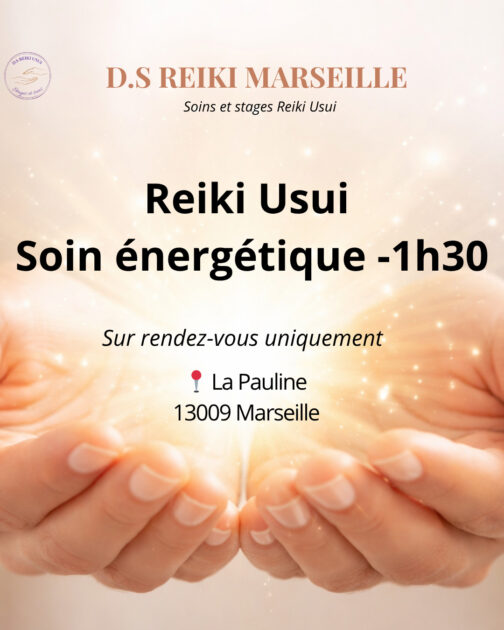 60 euros au lieu de 80 euros REIKI USUI - Séance 1h30