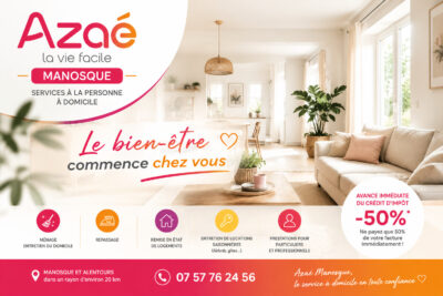 🎁 2 h de ménage offertes – Aide à domicile & ménage à Manosque (04)