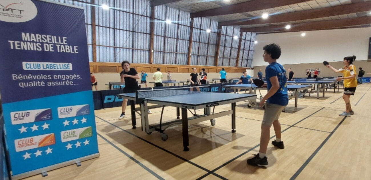 🏓 Club de tennis de table à Marseille (13) – Jeunes, adultes, compétition et sport-santé