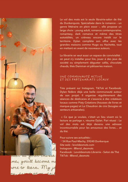 🎁 Bon plan – 5 % de remise en librairie et salon de thé à Dunkerque (59)