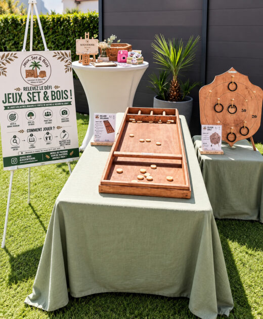 Jeux, Set & Bois – Jeux en bois XXL & expériences souvenirs dans le Gard